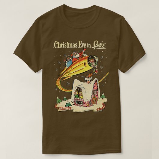 宇宙のクリスマスイブ Tシャツ (デザイン正面)