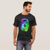 宇宙のコーギー宇宙飛行士 Tシャツ (正面フル)