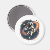 宇宙のコーヒー愛好家のためのカフェイン燃料 マグネット (正面/裏面)