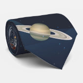 宇宙のシャトル 月 星 モダン ネクタイ (ロール)
