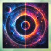 宇宙のシンフォニー 天体の軌道と星雲のダンス ウィンドウサイン (シート3)