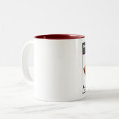 宇宙のスラグマグ(Monstrumの腹足類動物) ツートーンマグカップ (正面左)