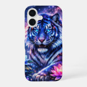 宇宙のセレストリアルタイガー iPhone 16ケース (裏面)