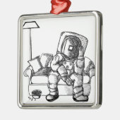 宇宙のソファー メタルオーナメント (左)