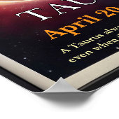 宇宙のタウロス・ブル・〔占星術の〕十二宮図ポスター ポスター (角)