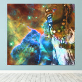 宇宙のダンス キャンバスプリント (インサイチュ (ウッドフロア))