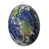 宇宙のダート盤からの惑星の地球 ダーツボード (正面右)