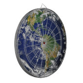 宇宙のダート盤からの惑星の地球 ダーツボード (正面左)