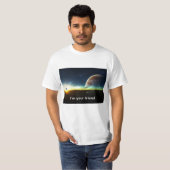 宇宙のチワワ Tシャツ (正面フル)