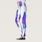 宇宙のテクスチャ、魔法のパターンで羽。 レギンス (左)