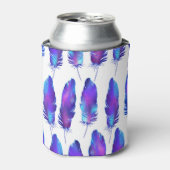 宇宙のテクスチャ、魔法のパターンで羽。 缶クーラー (缶正面)