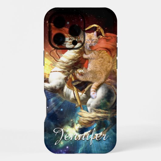 宇宙のナポレオン猫 iPhoneケース (裏面)