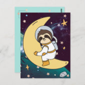 宇宙のナマケモノのポストカード ポストカード (正面/裏面)