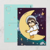 宇宙のナマケモノのポストカード ポストカード (正面/裏面)