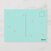 宇宙のナマケモノのポストカード ポストカード (裏面)