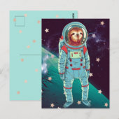 宇宙のナマケモノ ポストカード (正面/裏面)