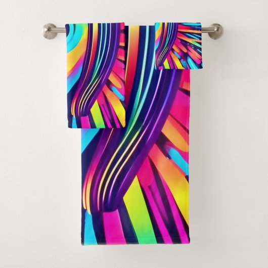 宇宙のネオンアイ バスタオルセット (インサイチュ)