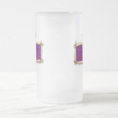 宇宙のバイキングのタイトルのロゴ フロストグラスビールジョッキ (中央)