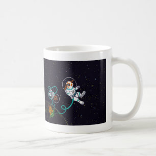 宇宙のバニー11ozのマグ コーヒーマグカップ