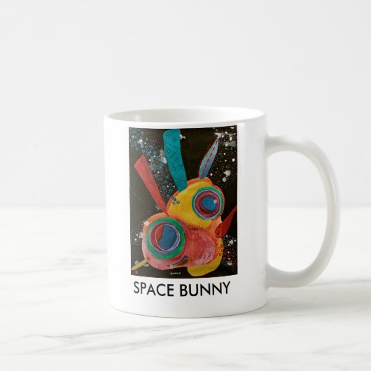 宇宙のバニー コーヒーマグカップ (右)