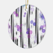 宇宙のバブルフロー セラミックオーナメント (左)