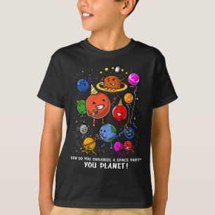 宇宙のパーティーの惑星の天文学の宇宙銀河系 Tシャツ