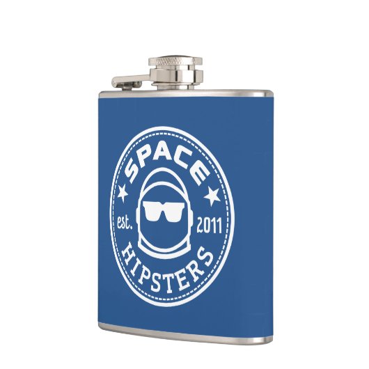 宇宙のヒップスターのロゴのフラスコ! フラスク (左)