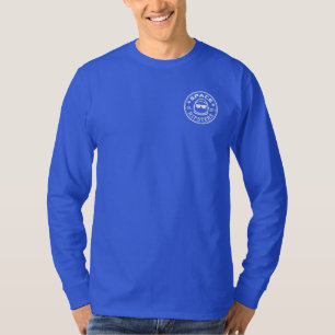 宇宙のヒップスターの人の長袖のロゴのワイシャツ Tシャツ
