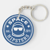 宇宙のヒップスター2" Keychain キーホルダー (裏面)