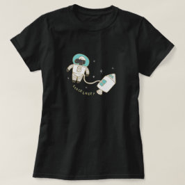 宇宙のヒツジのおもしろいな単語のしゃれ Tシャツ