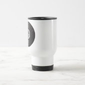 宇宙のビニールLPの記録の月 トラベルマグ (中央)