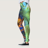 宇宙のフラクタル結合 レギンス (左)