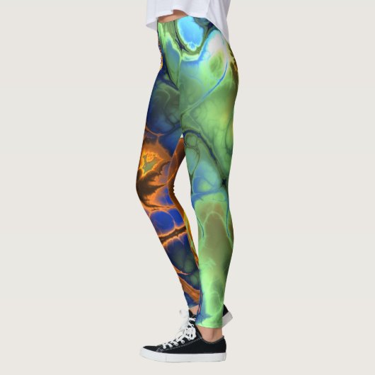 宇宙のフラクタル結合 レギンス (左)