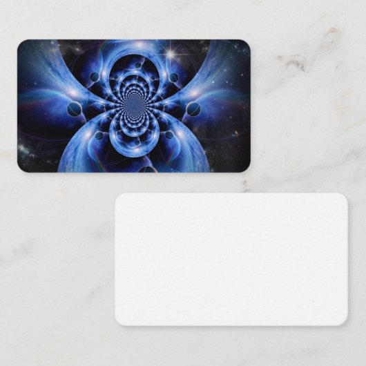 宇宙のフラクタル 名刺 (正面/裏面)