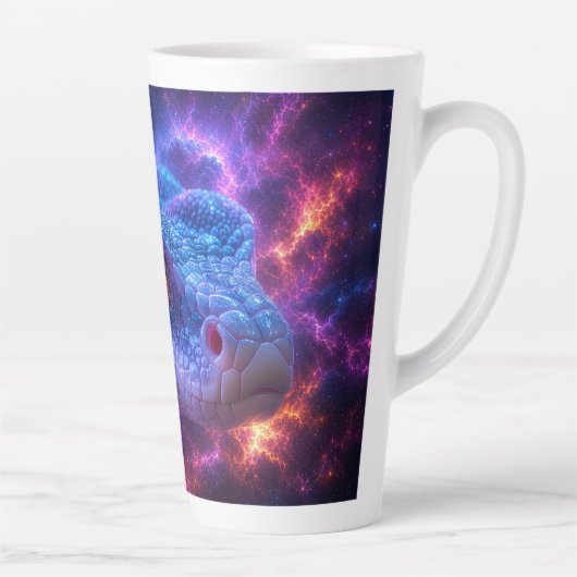 宇宙のヘビ カフェラテマグ (右)