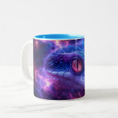宇宙のヘビ ツートーンマグカップ (正面左)