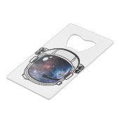 宇宙のヘルメット クレジットカード栓抜き (裏面アングル)
