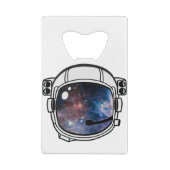 宇宙のヘルメット クレジットカード栓抜き (裏面)