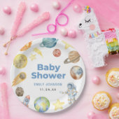 宇宙のベビーシャワー ペーパープレート (パーティー)