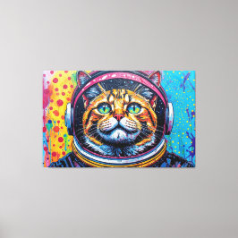 宇宙のベンガル猫-4 キャンバスプリント