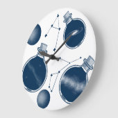 宇宙のボトル ラージ壁時計 (傾斜)