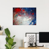 宇宙のポスター – 抽象芸術アートコスモス天の川 ポスター (ホームオフィス)