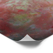 宇宙のポスター – 抽象芸術アートコスモス天の川 ポスター (角)