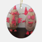 宇宙のポテト セラミックオーナメント (左)