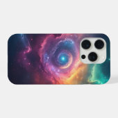 宇宙のポータル ネビュラ デザイン iPhoneケース (裏面横)