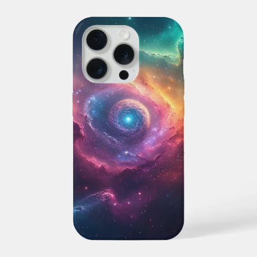 宇宙のポータル ネビュラ デザイン iPhoneケース (裏面)