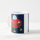 宇宙のマグ コーヒーマグカップ (正面左)