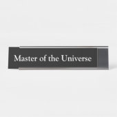 宇宙のマスター、 デスクネームプレート (正面)