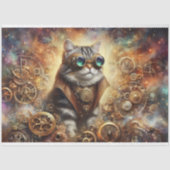 宇宙のメカニカルな猫の夢の世界 薄葉紙 (正面)