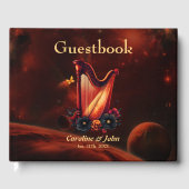 宇宙のメロディー、ハープの魔法。 ゲストブック (正面)